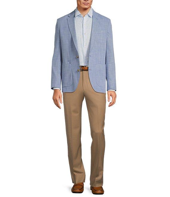 Hart Schaffner Marx The Mr. Classic Collection Long Sleeve Solid Texture HartFlex Blazer Product Image