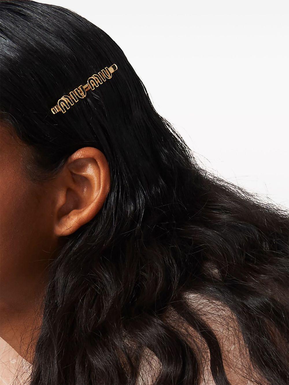 logo-lettering hairclip Product Image