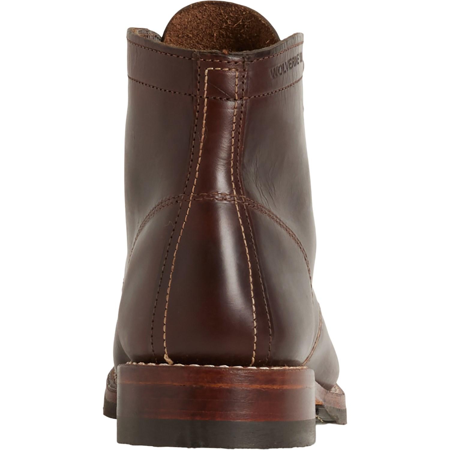 Wolverine 1000 Mile Leather Sole Boots - Leather, Factory Seconds (For Men) Product Image