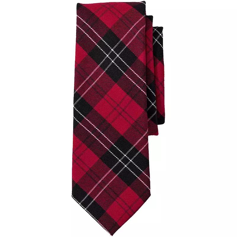Men's Lands' End Plaid To Be Tied Tie, Clear Blue Plaid Product Image