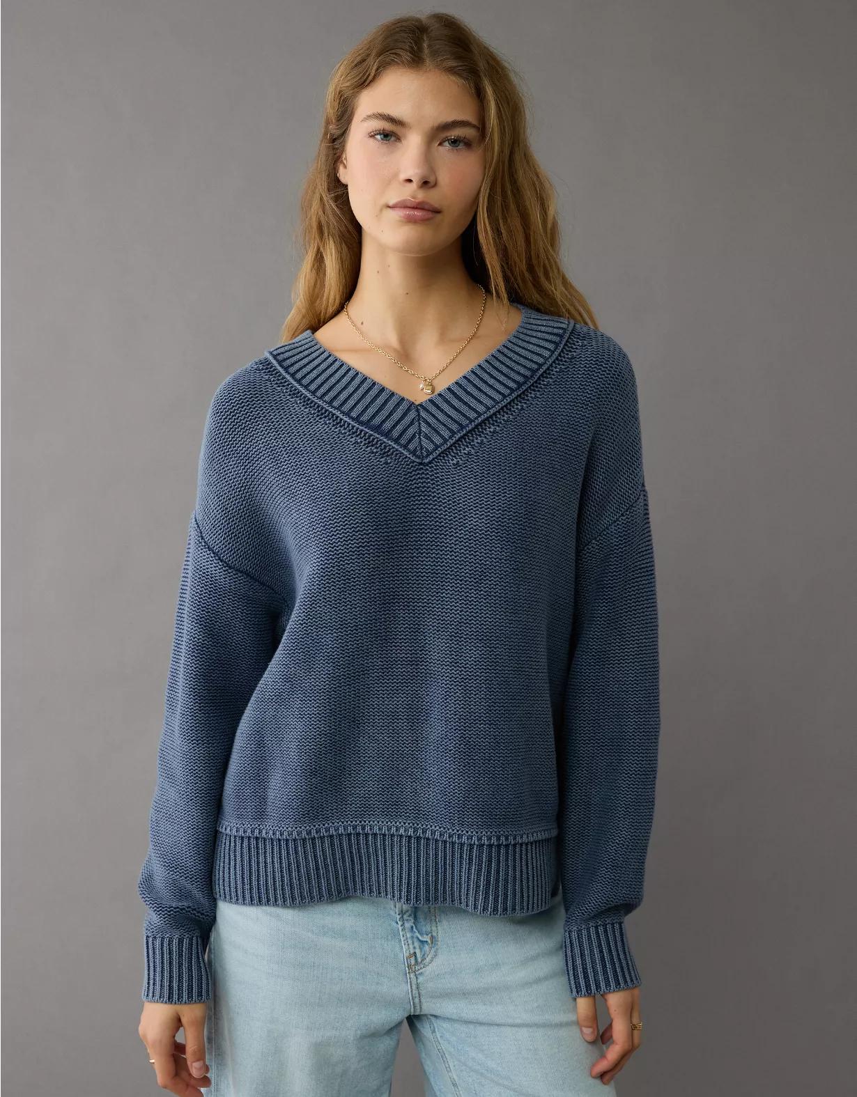 AE Long Weekend V-Neck Sweater Product Image