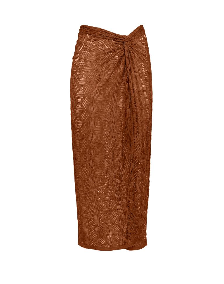 Knit Karen Midi Skirt - Éclair Product Image
