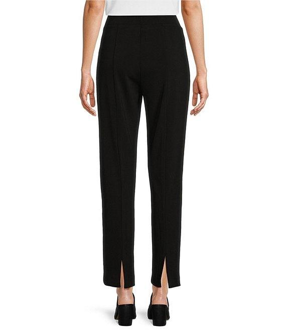 Ali Miles Knit Pull-On Straight Leg Pants Product Image