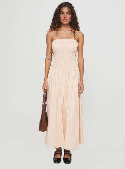 Atara Maxi Dress Cream Product Image