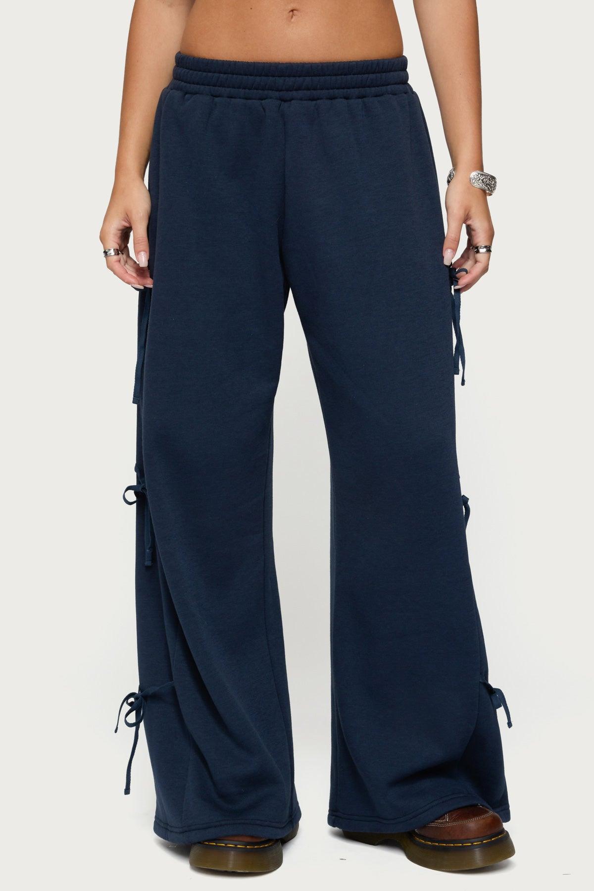 Claudette Baggy Ribbon Sweatpants Product Image