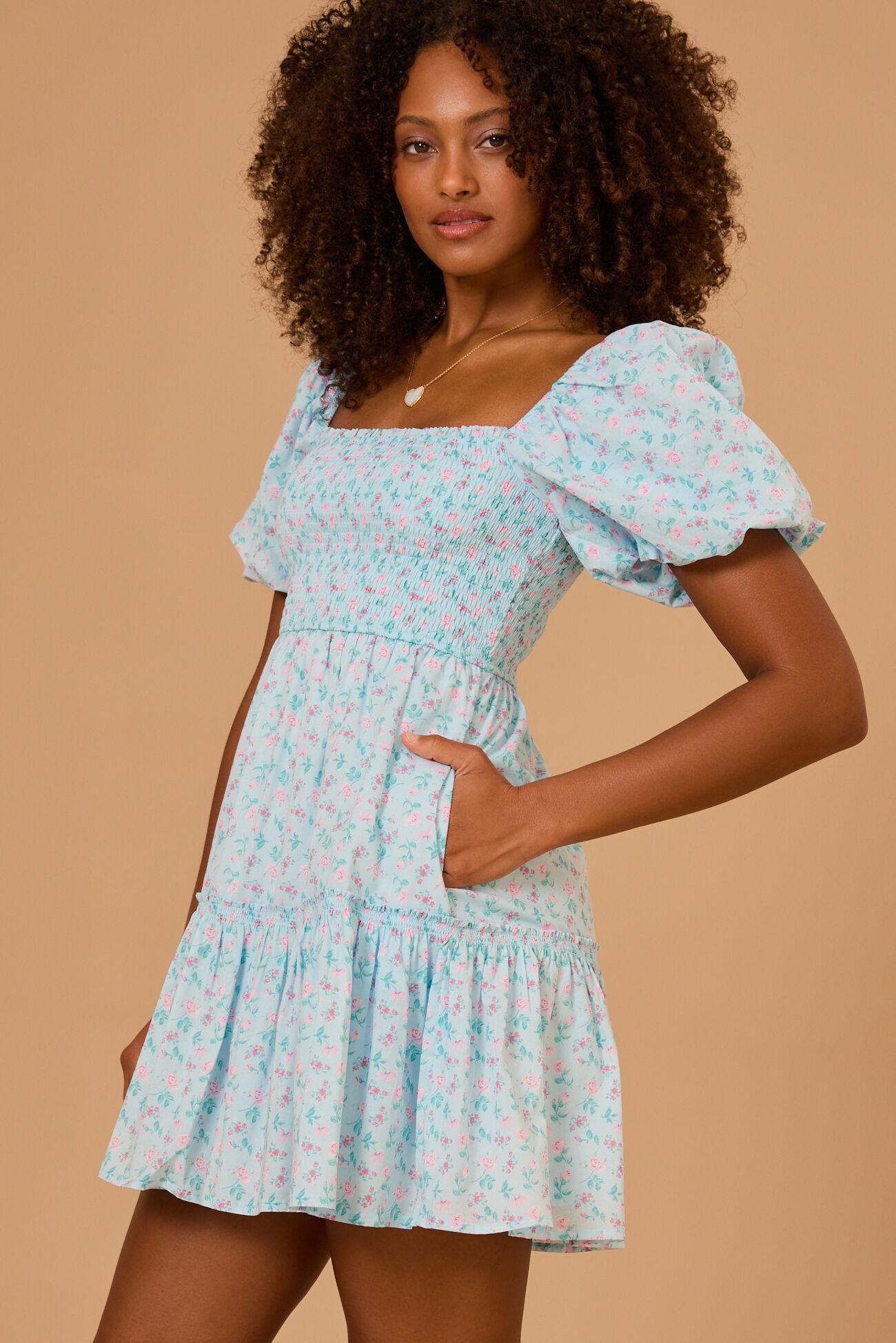 Kya Floral Mini Dress Product Image