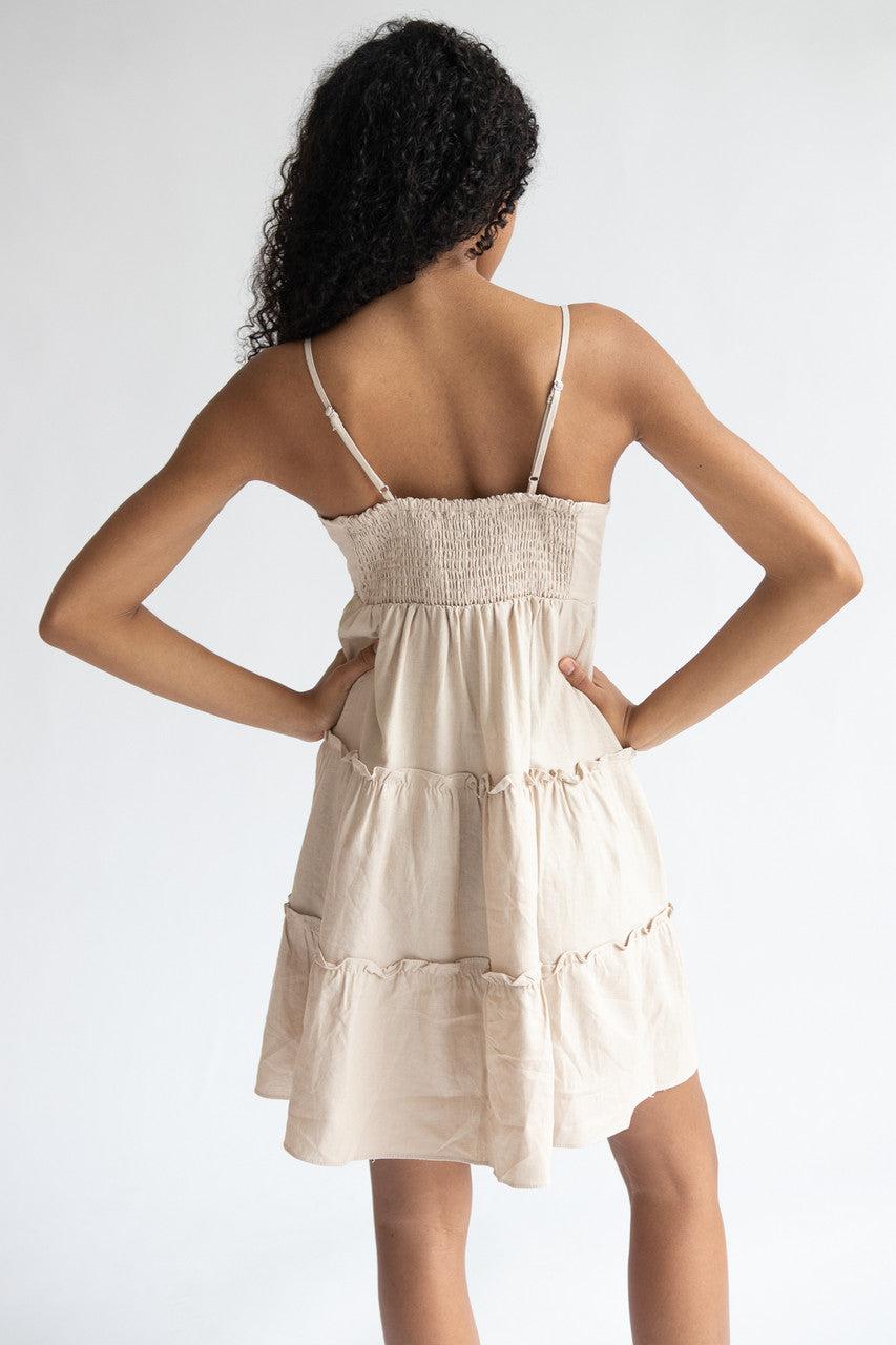 Tiered Linen Sundress Product Image