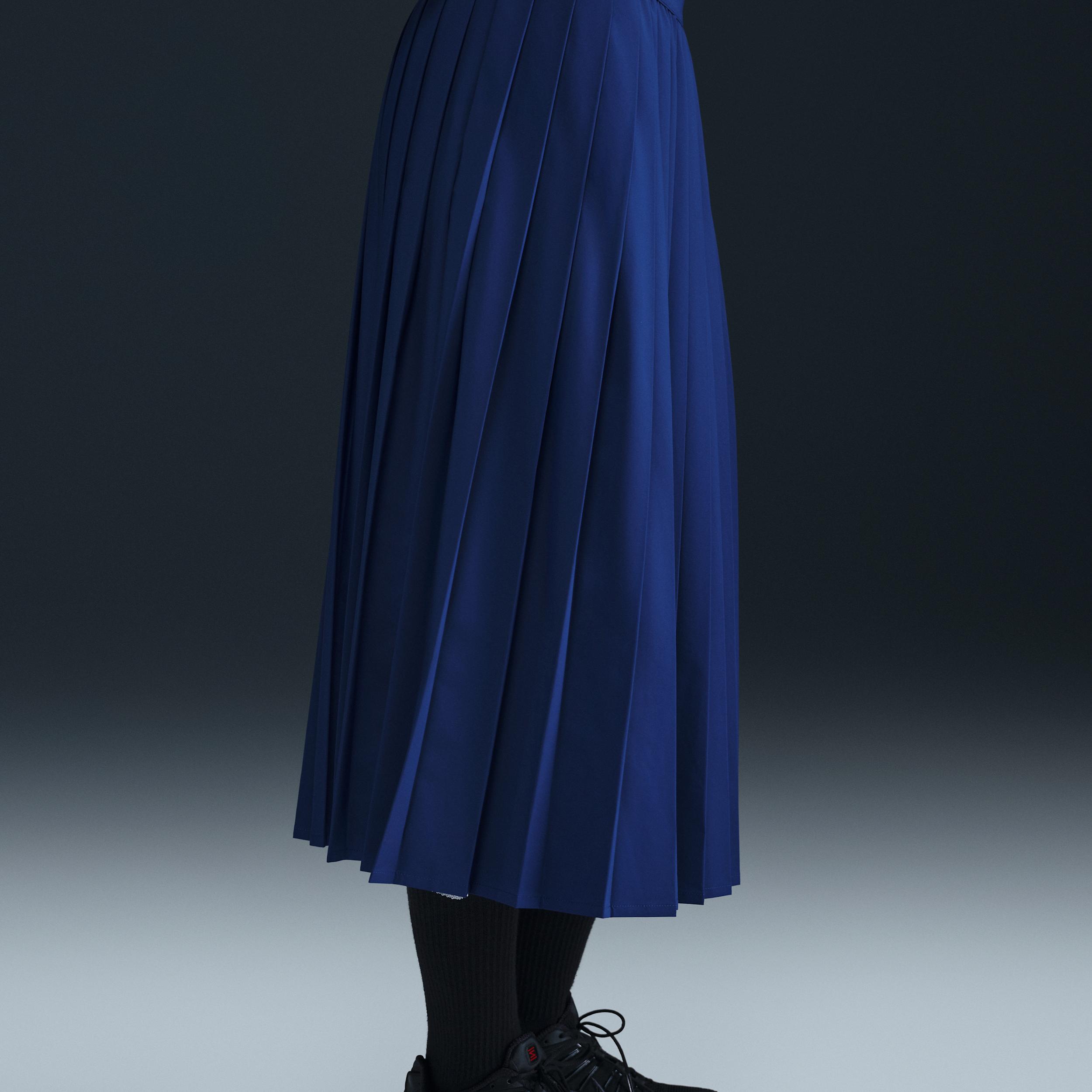 Nike Womens 24.7 PerfectStretch Dri-FIT Pleated Skirt | HQ8153-455 Product Image