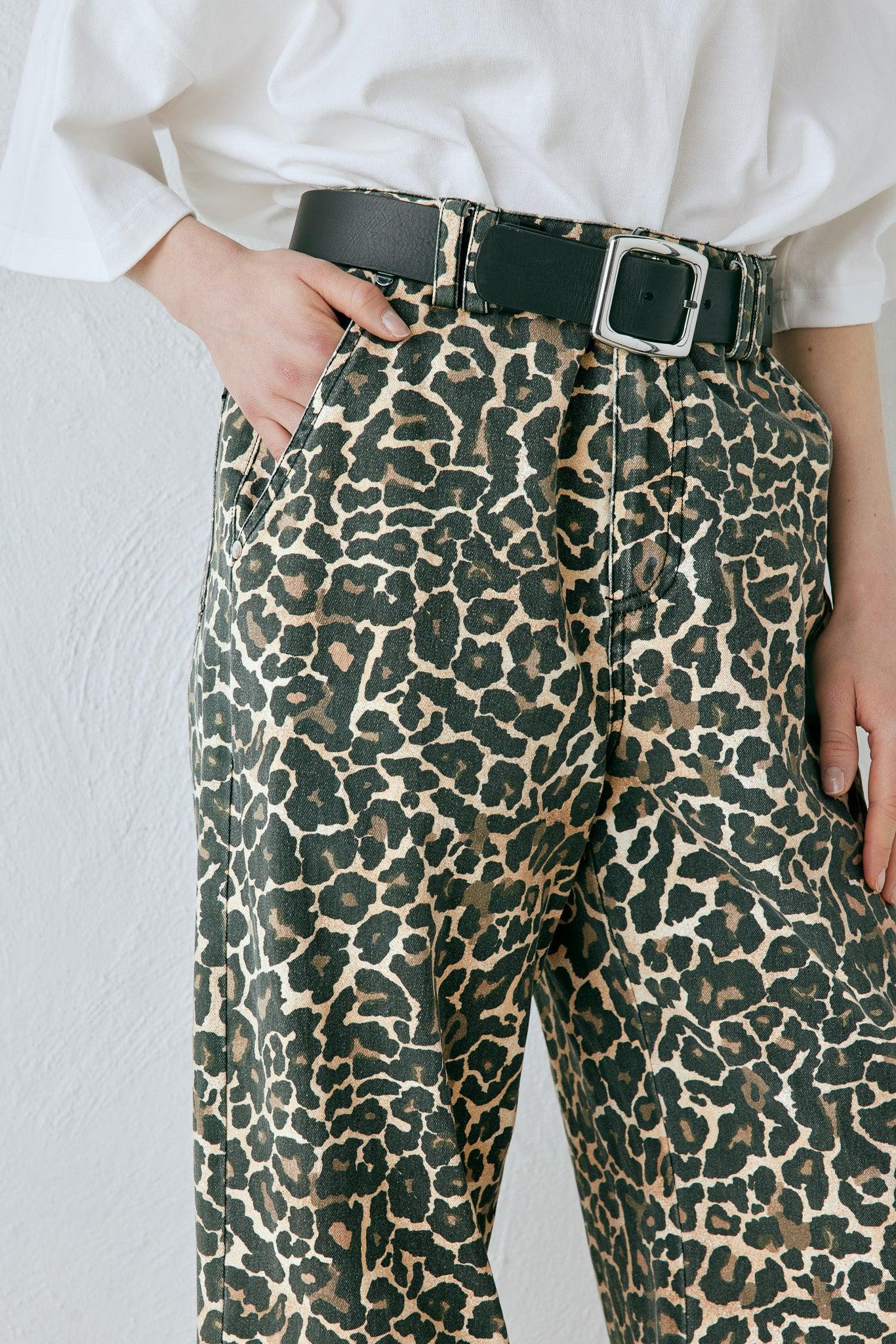 Zia Denim Jeans Leopard Product Image