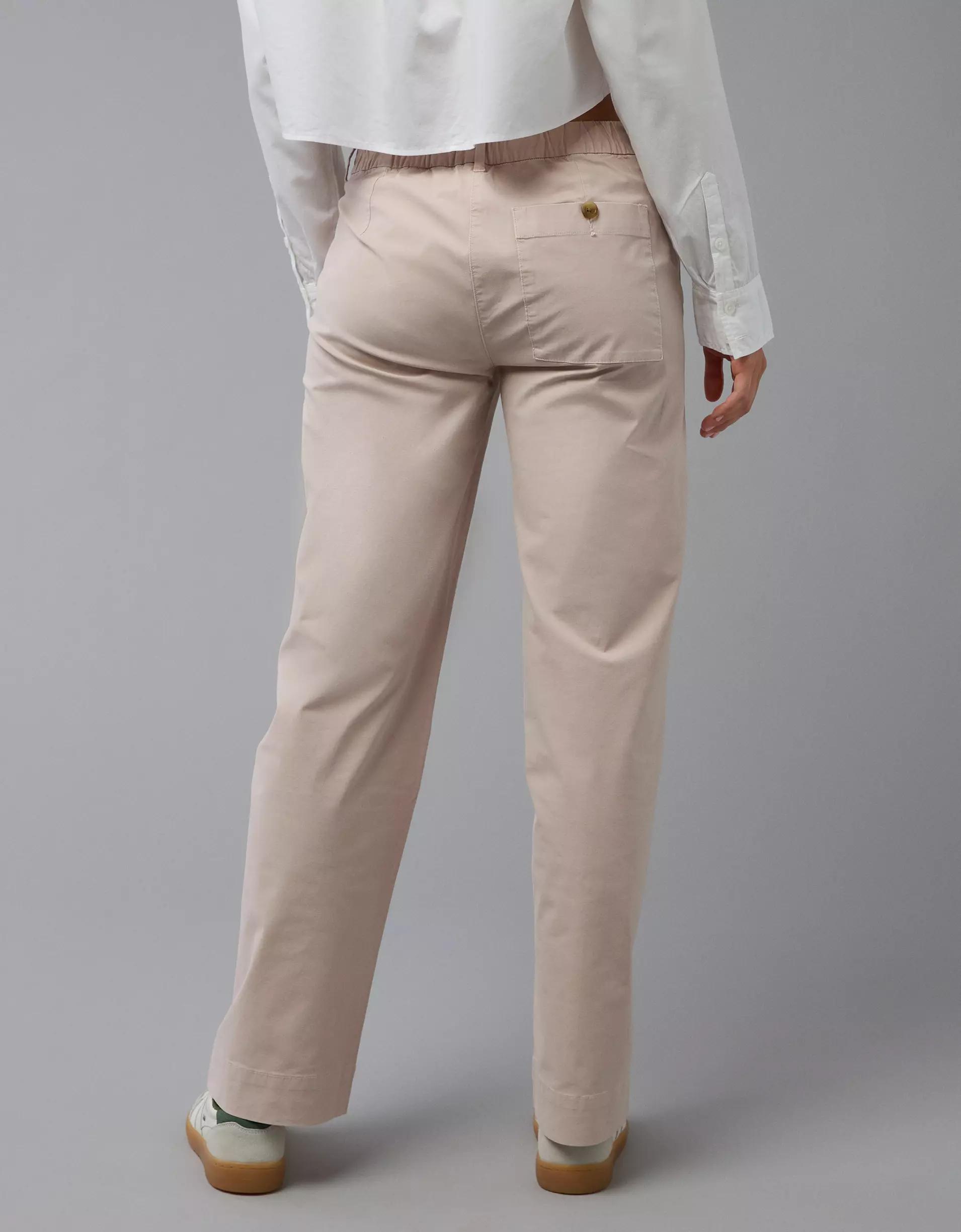 AE Stretch Stovepipe Khaki Pant Product Image