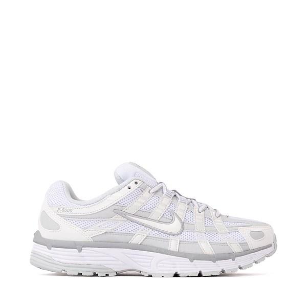 Nike Womens Nike P-6000 - Womens Shoes Silver/White Product Image