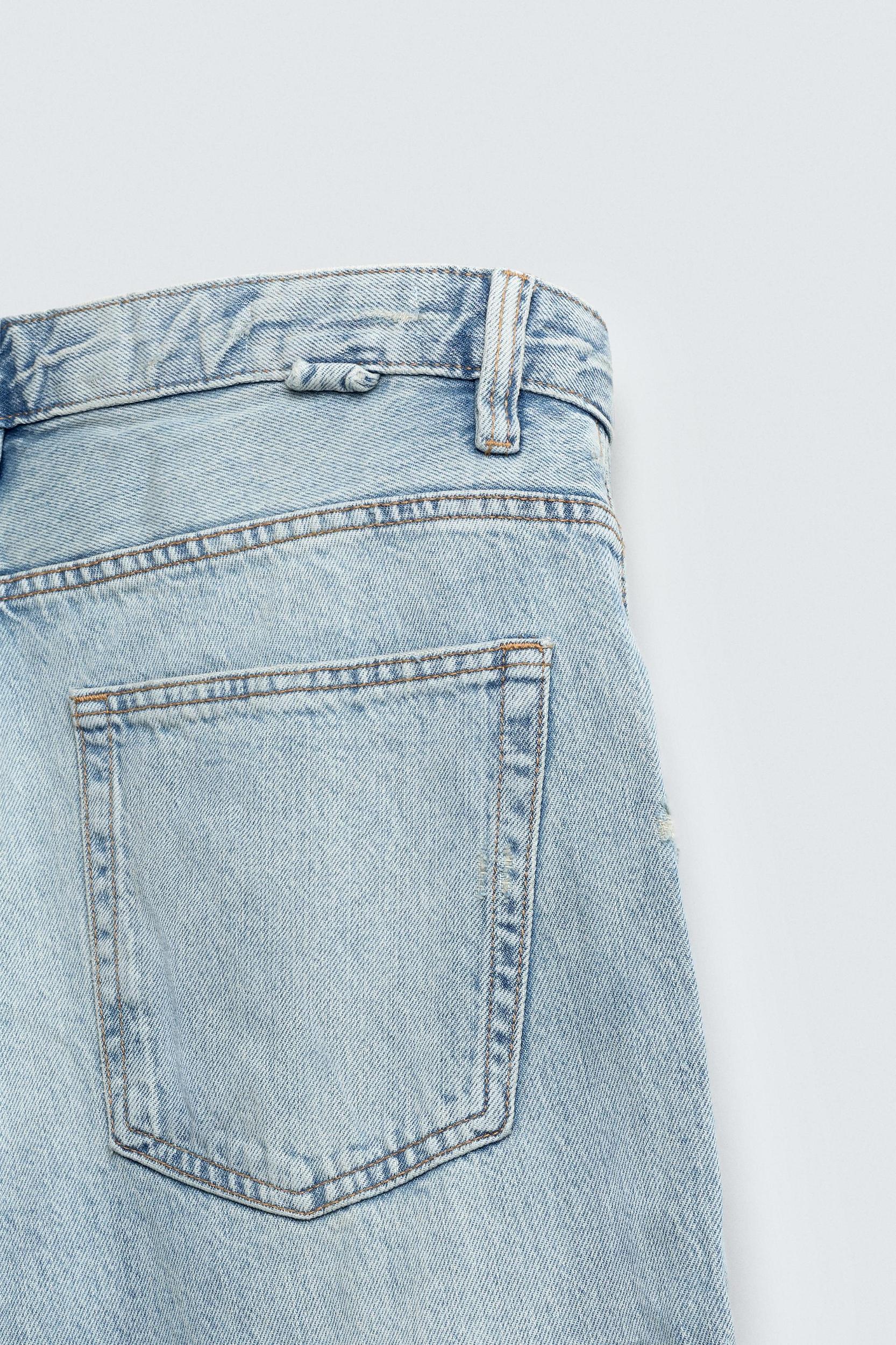 RIPPED BAGGY FIT JEANS Product Image