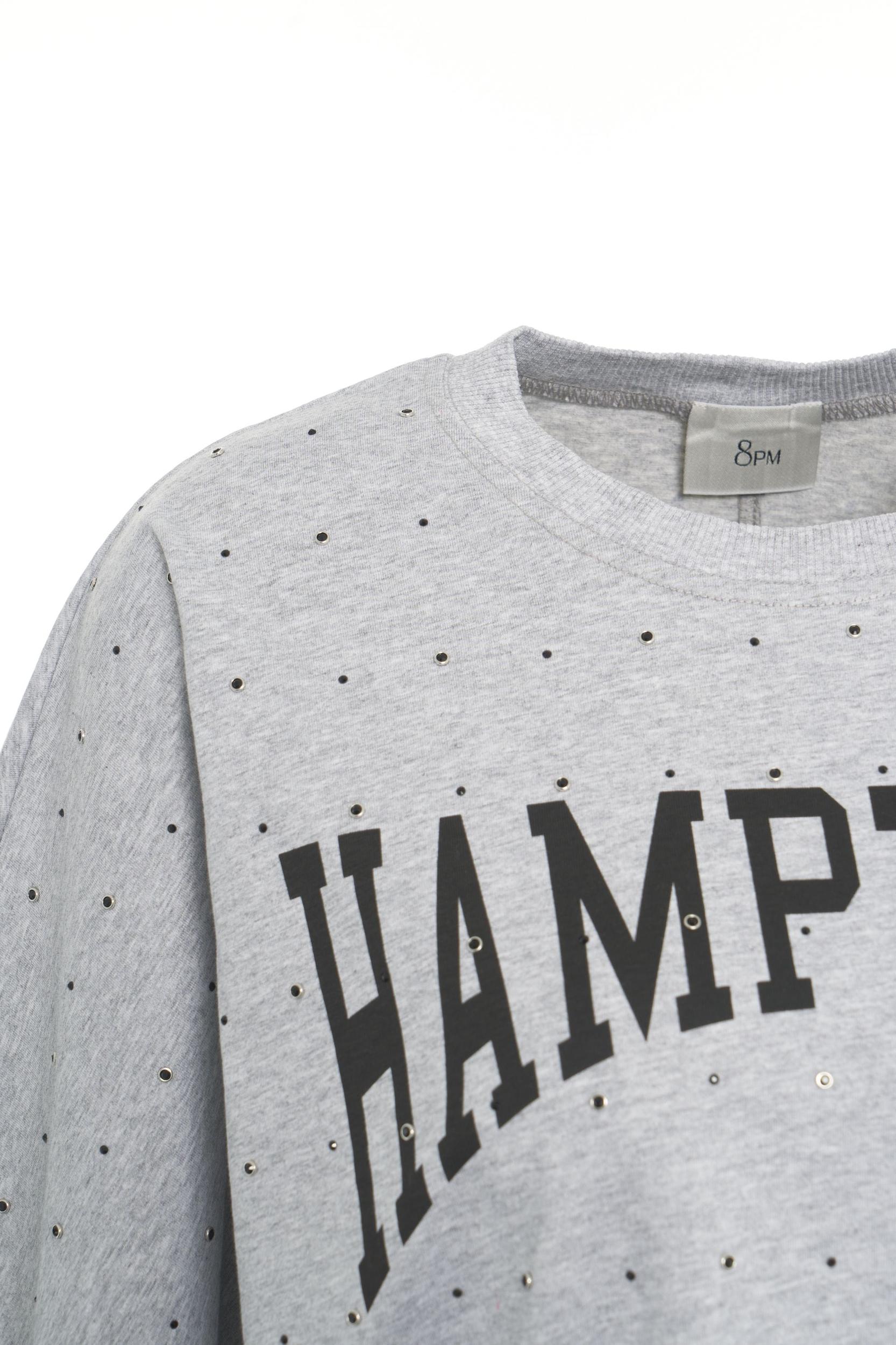 T-shirt with rhinestones 'Bowery' Product Image