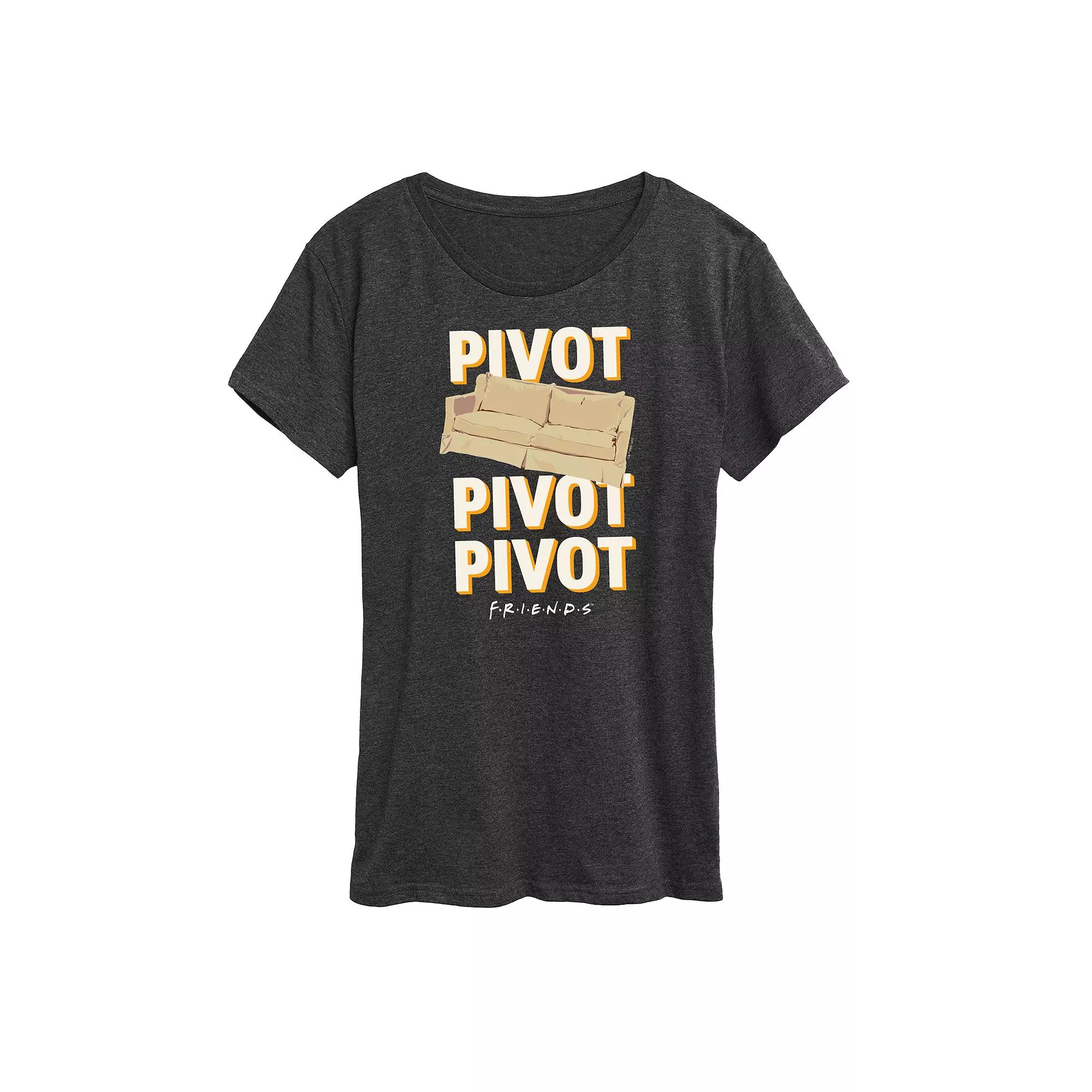 Women's Friends Pivot Couch Graphic Tee, Girl's,  Product Image