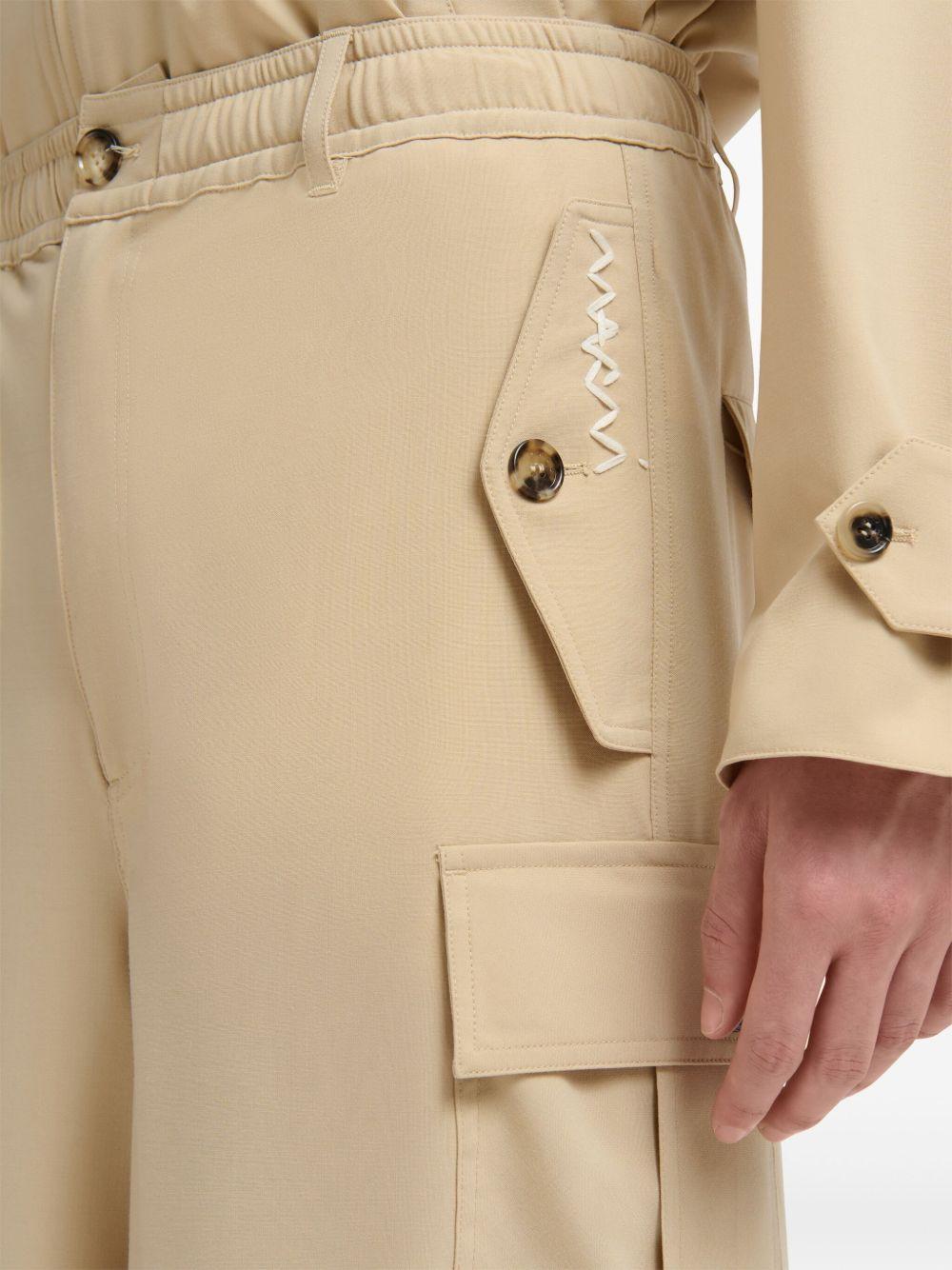 draped cargo trousers Product Image