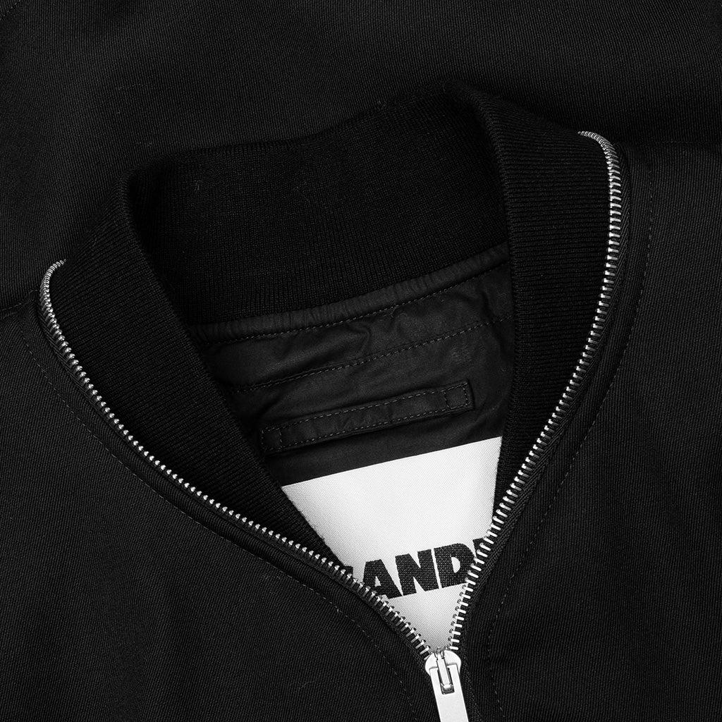 Wool Bomber Jacket - Black Male Product Image