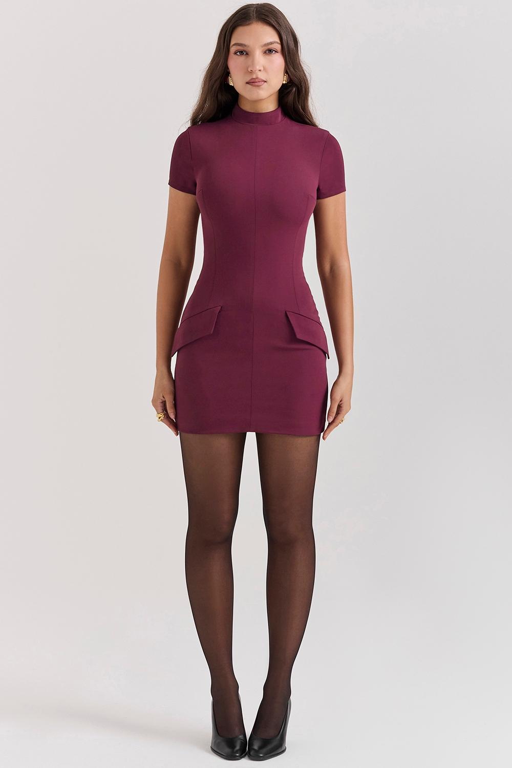 Alia  mulberry mini dress Product Image