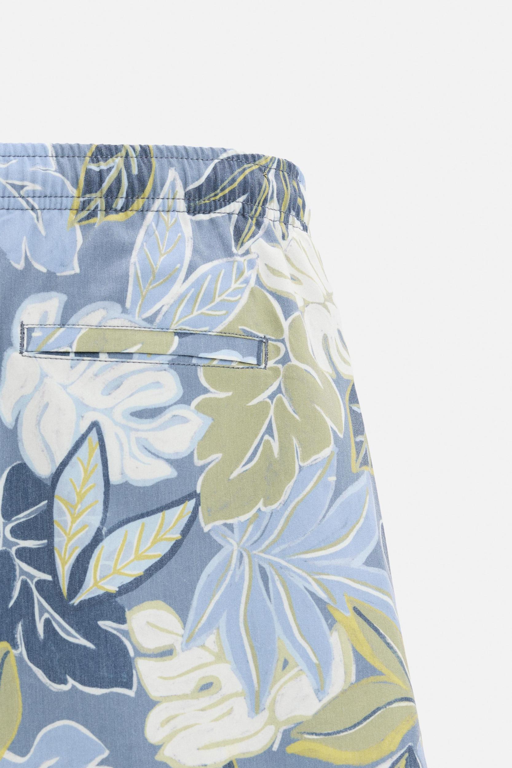 PRINTED MID-LENGTH SWIMSUIT Product Image