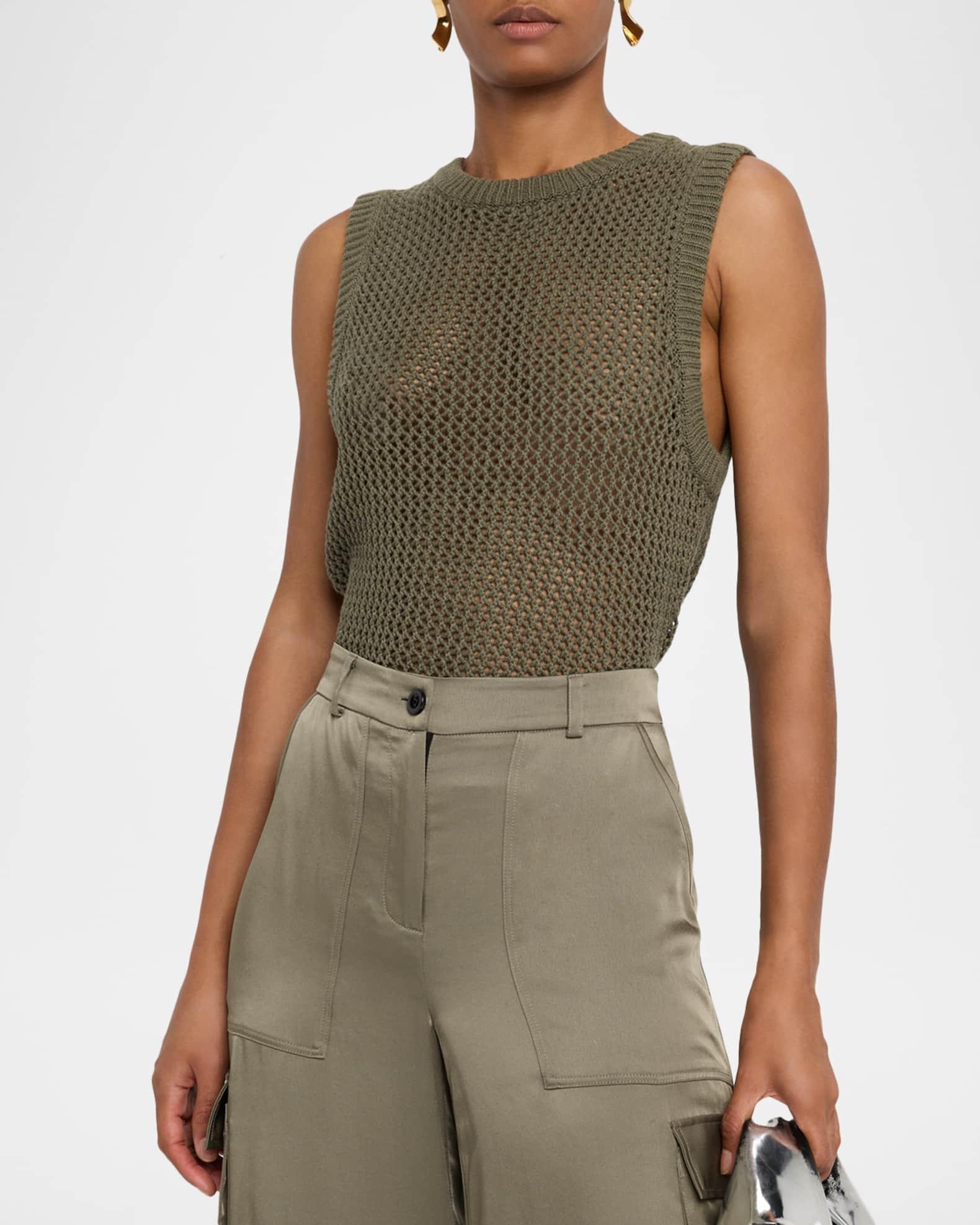 Estelle Crochet Racerback Tank Top Product Image