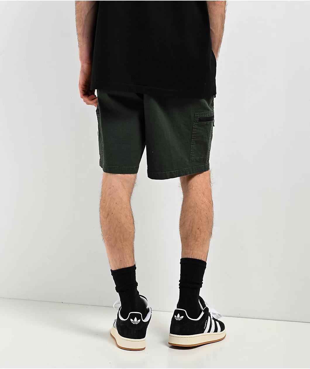 Welcome Summit Ripstop Green Cargo Shorts Product Image