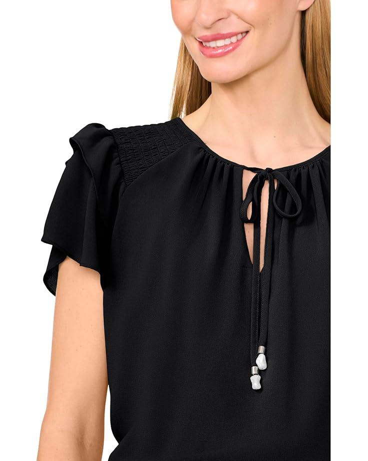 Puff Sleeve Tee With Tie Product Image