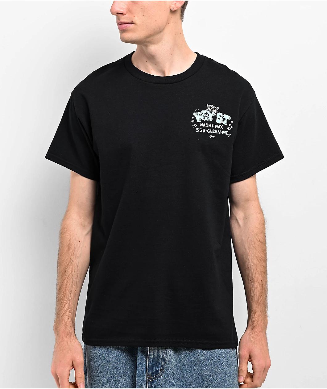 Key Street x Freakorico Car Wash Black T-Shirt Product Image