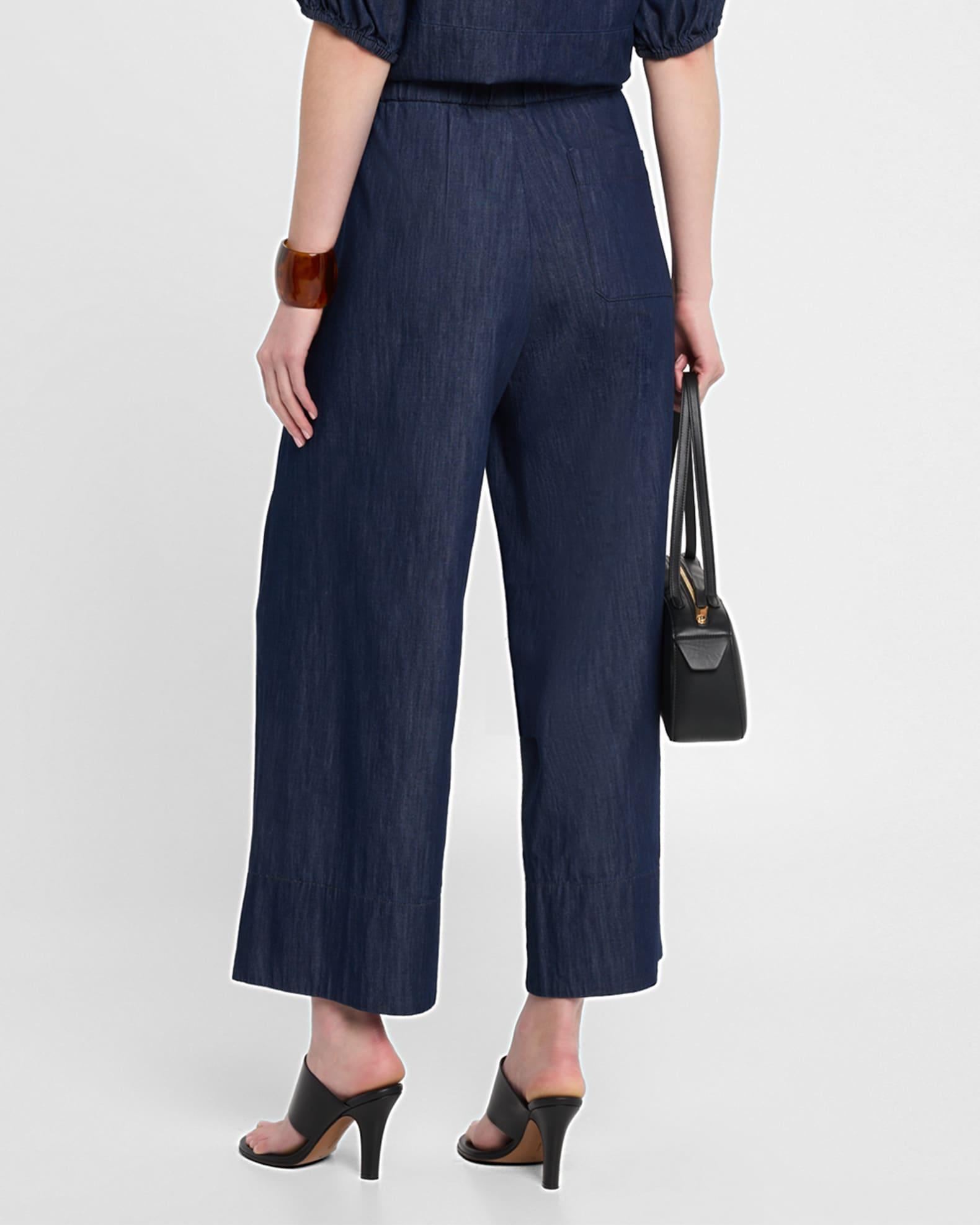 Jour Wide-Leg Ankle Pull-on Pants Product Image