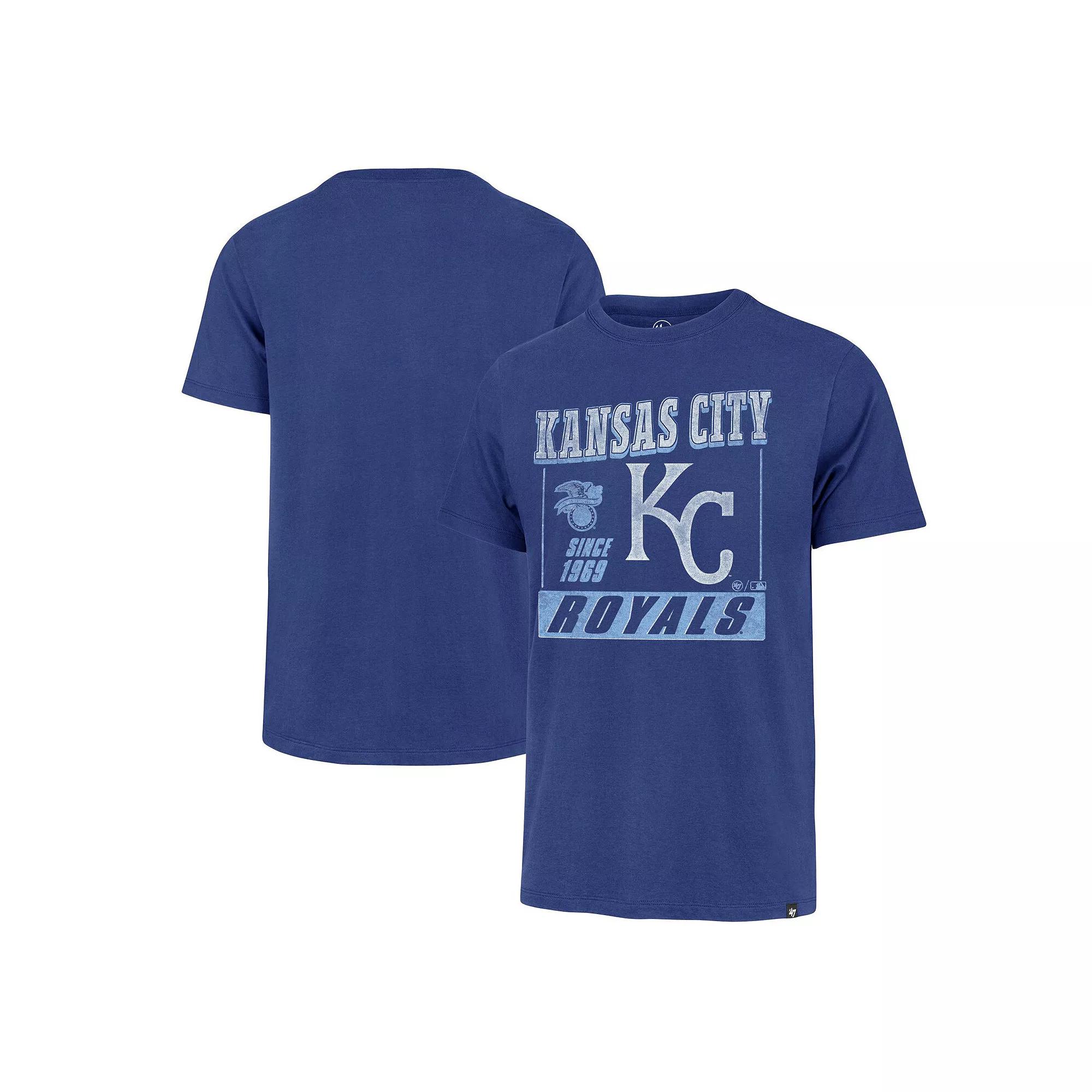 Men's '47 Royal Kansas City Royals Outlast Franklin T-Shirt,  Product Image