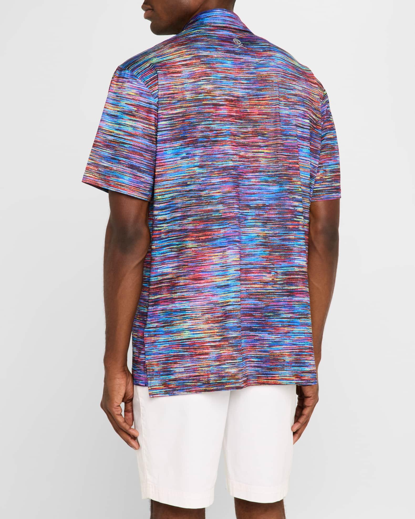 Men's Colorburst Knit Polo Shirt Product Image