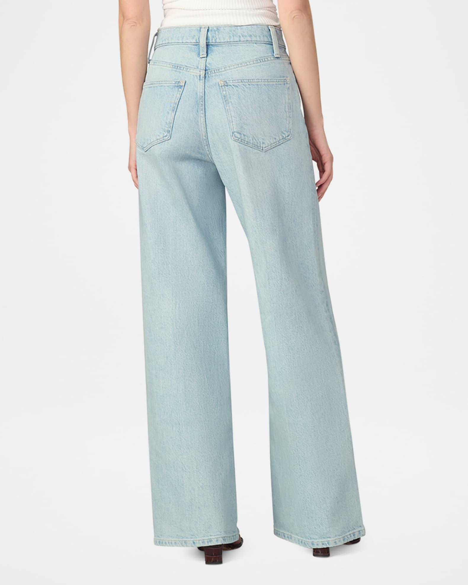 The Mia Petite Wide-Leg Jeans Product Image