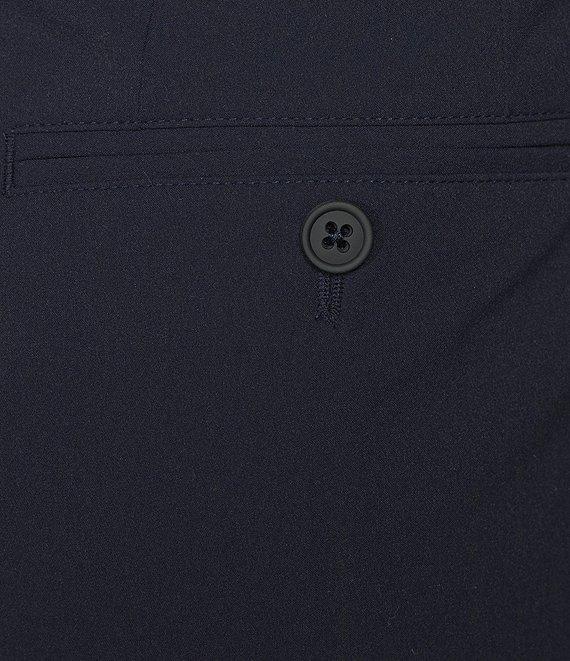 Roundtree & Yorke Performance Stewart Flat Front Classic Fit Stretch Pants Product Image