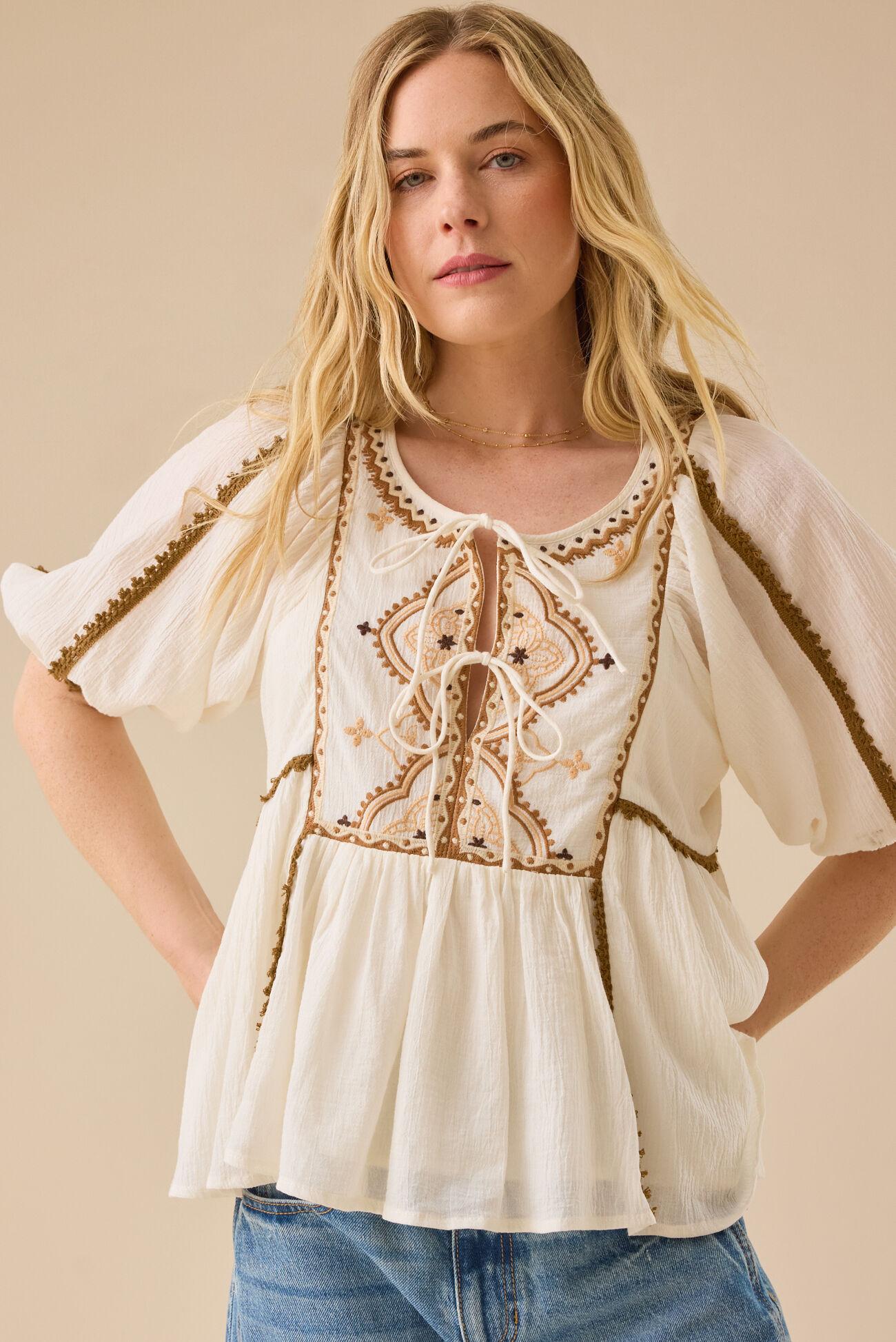 Hazel Embroidered Top Product Image