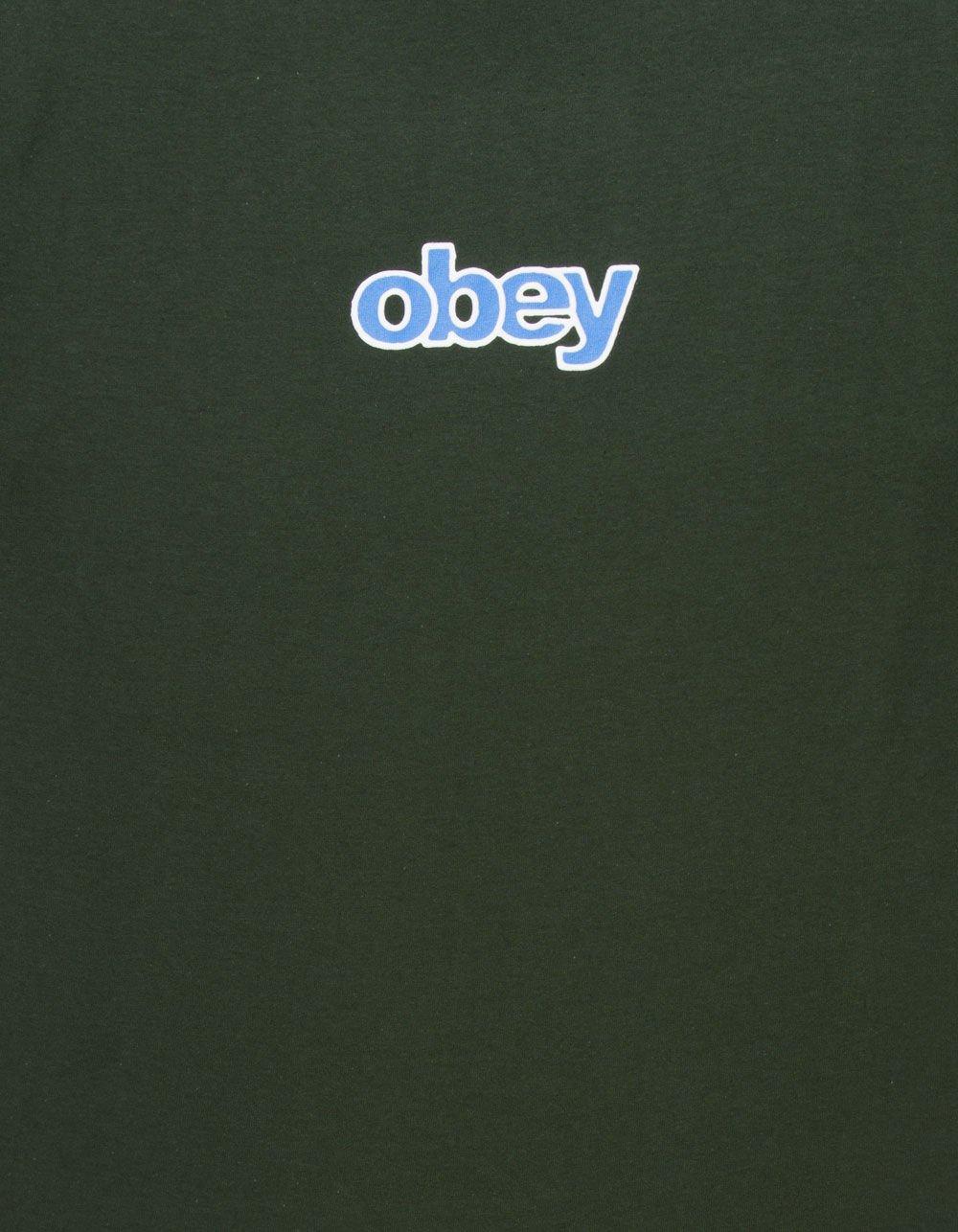 OBEY Chalk Mens Tee - FOREST Product Image