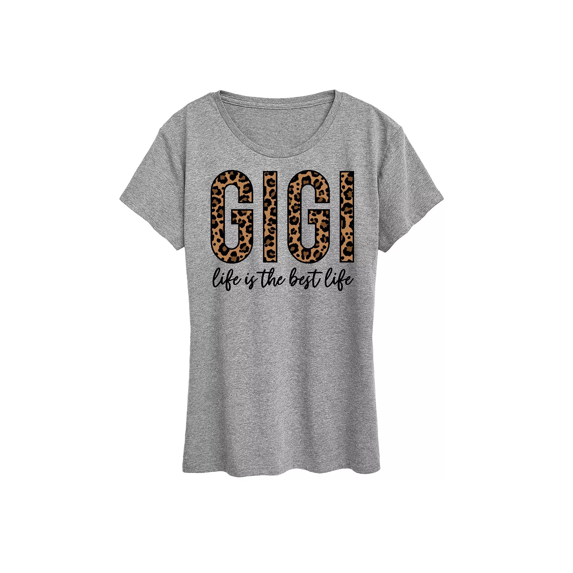 Women's Gigi Life Is The Best Life Graphic Tee,  Product Image