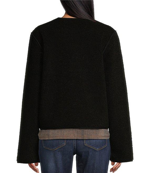 Westbound Reversible Collarless Button Front Jacket Product Image