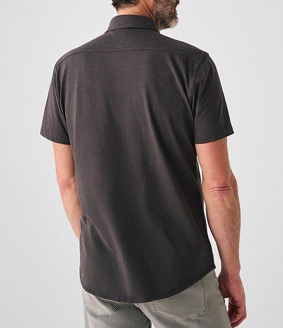 Faherty Knit Seasons Short Sleeve Woven Shirt Product Image