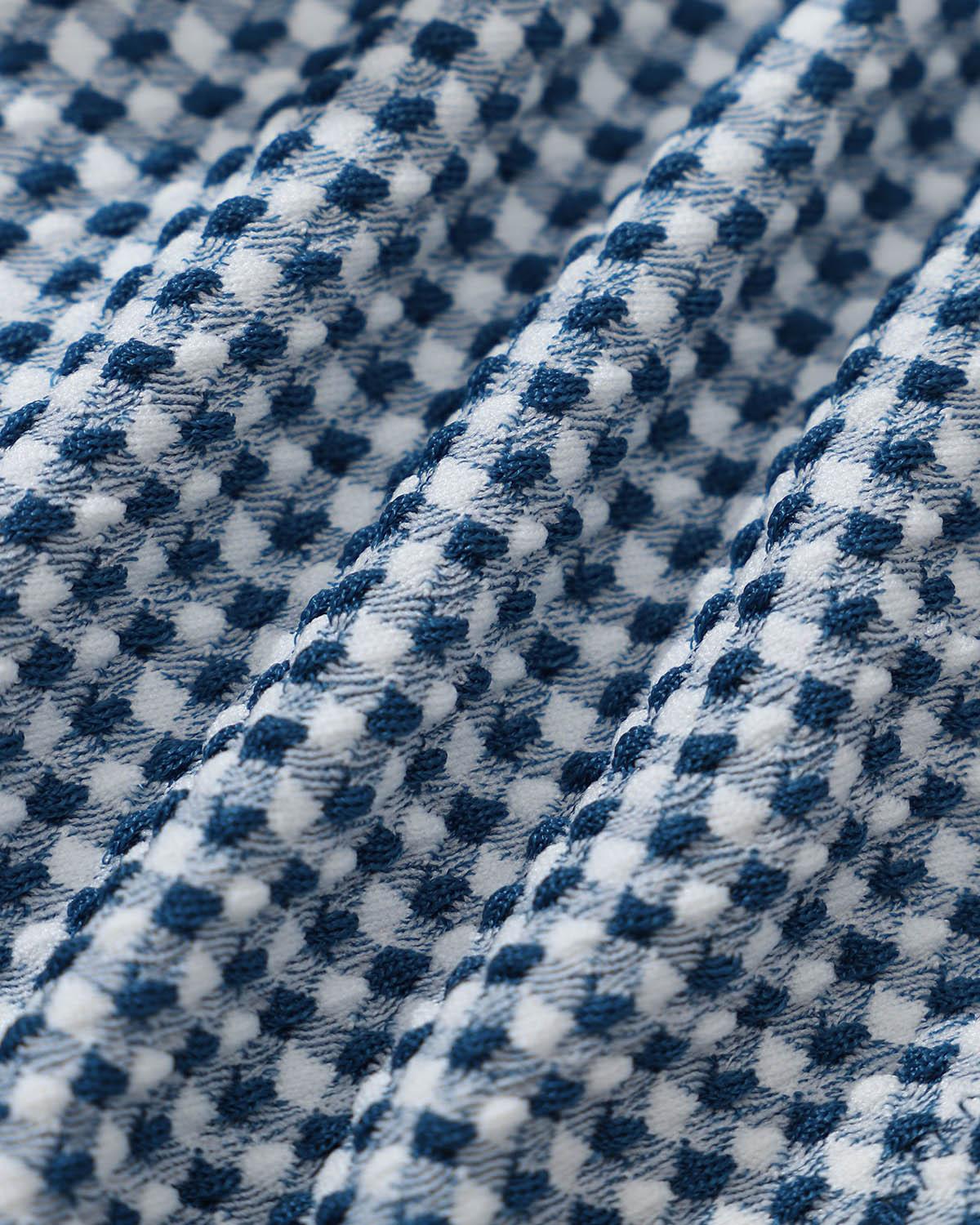 Blue Plaid Knotted Bikini Set Product Image