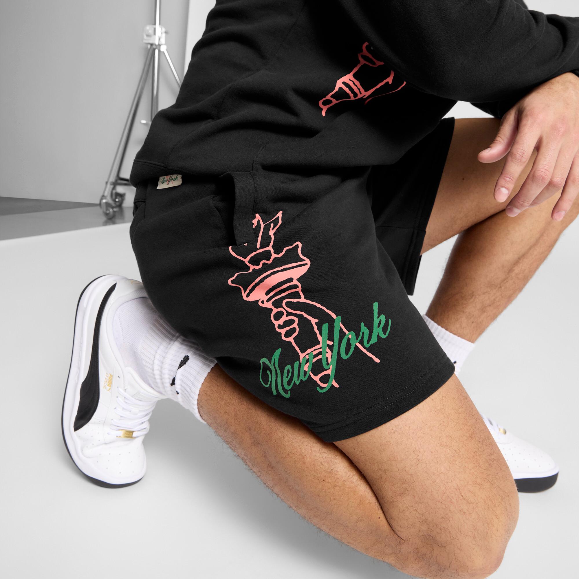 PUMA Wardrobe Essentials Bright Lights NYC Flagship Men's 7" Shorts Product Image