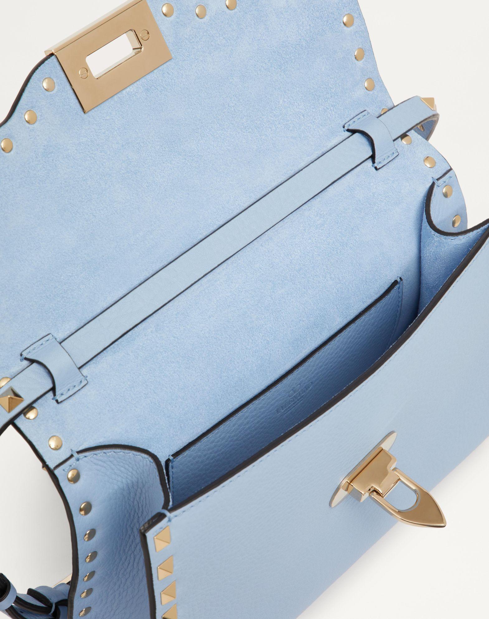 Small Rockstud Grainy Calfskin Crossbody Bag Product Image