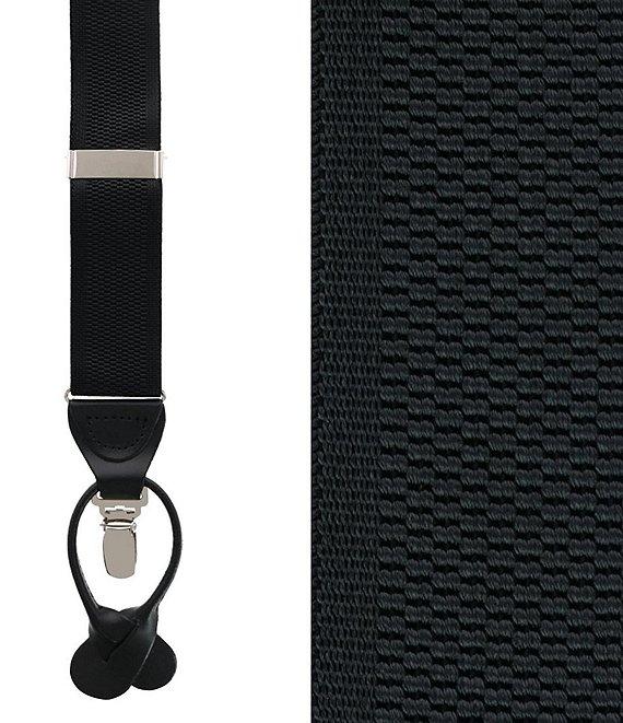 Trafalgar Classic Solid Color Convertible Suspenders Product Image