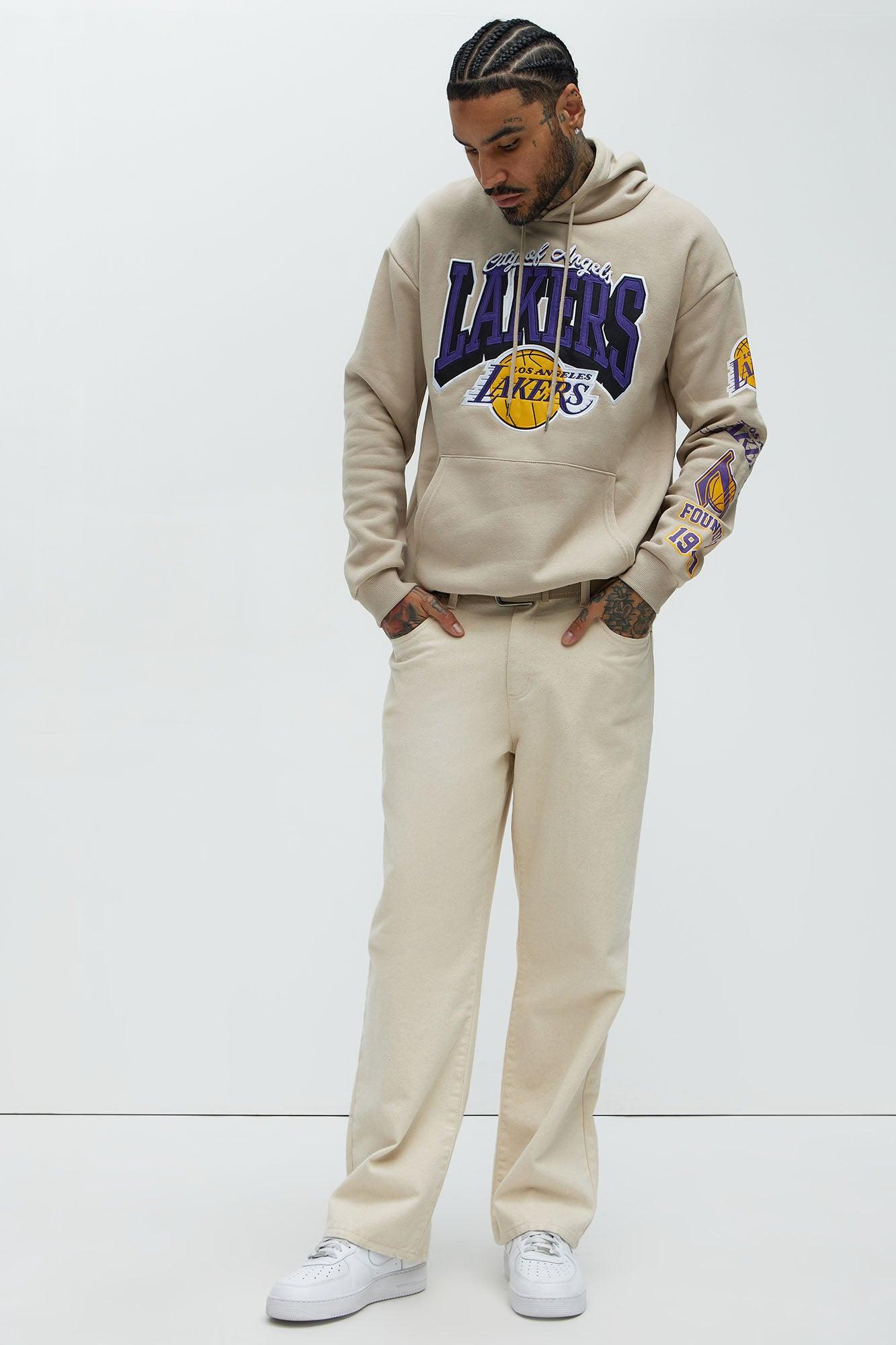 Lakers City Connect Hoodie - Sand Male Product Image