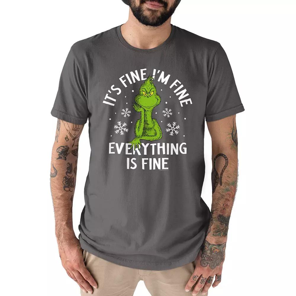 Men's Dr. Seuss The Grinch Its Fine Tee,  Product Image