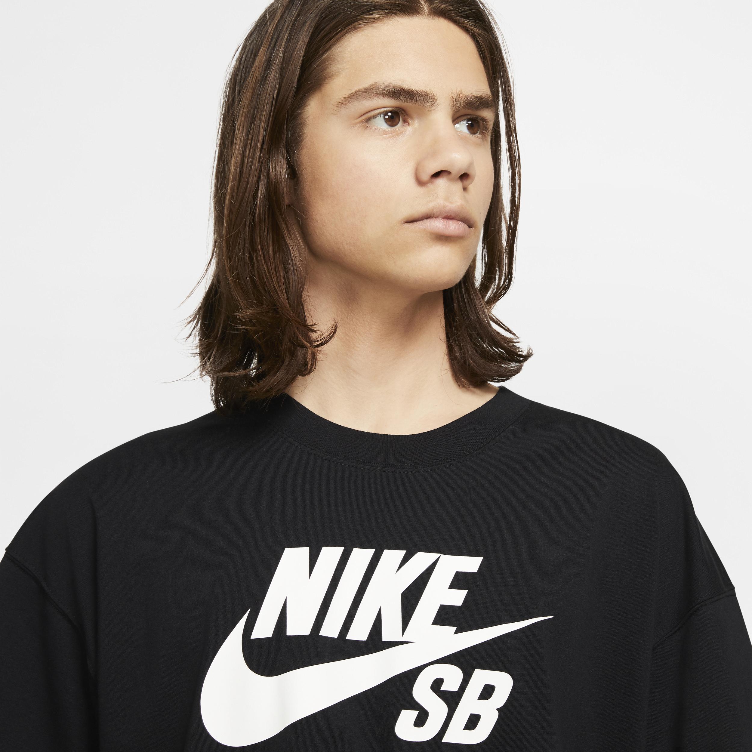 Mens Nike SB Logo Skate T-Shirt | CV7539-010 Product Image