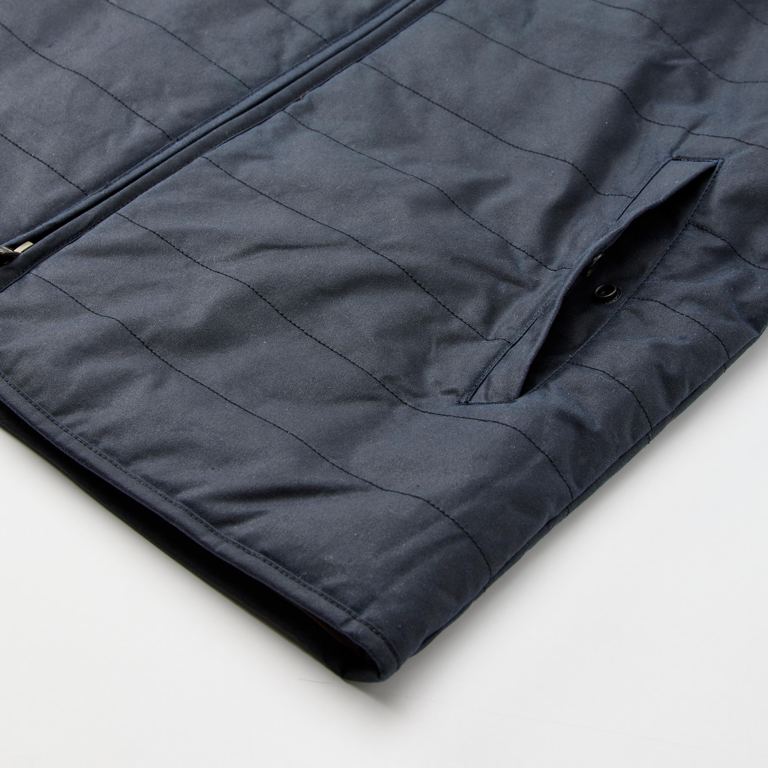 York Quilted Waxed Vest Product Image