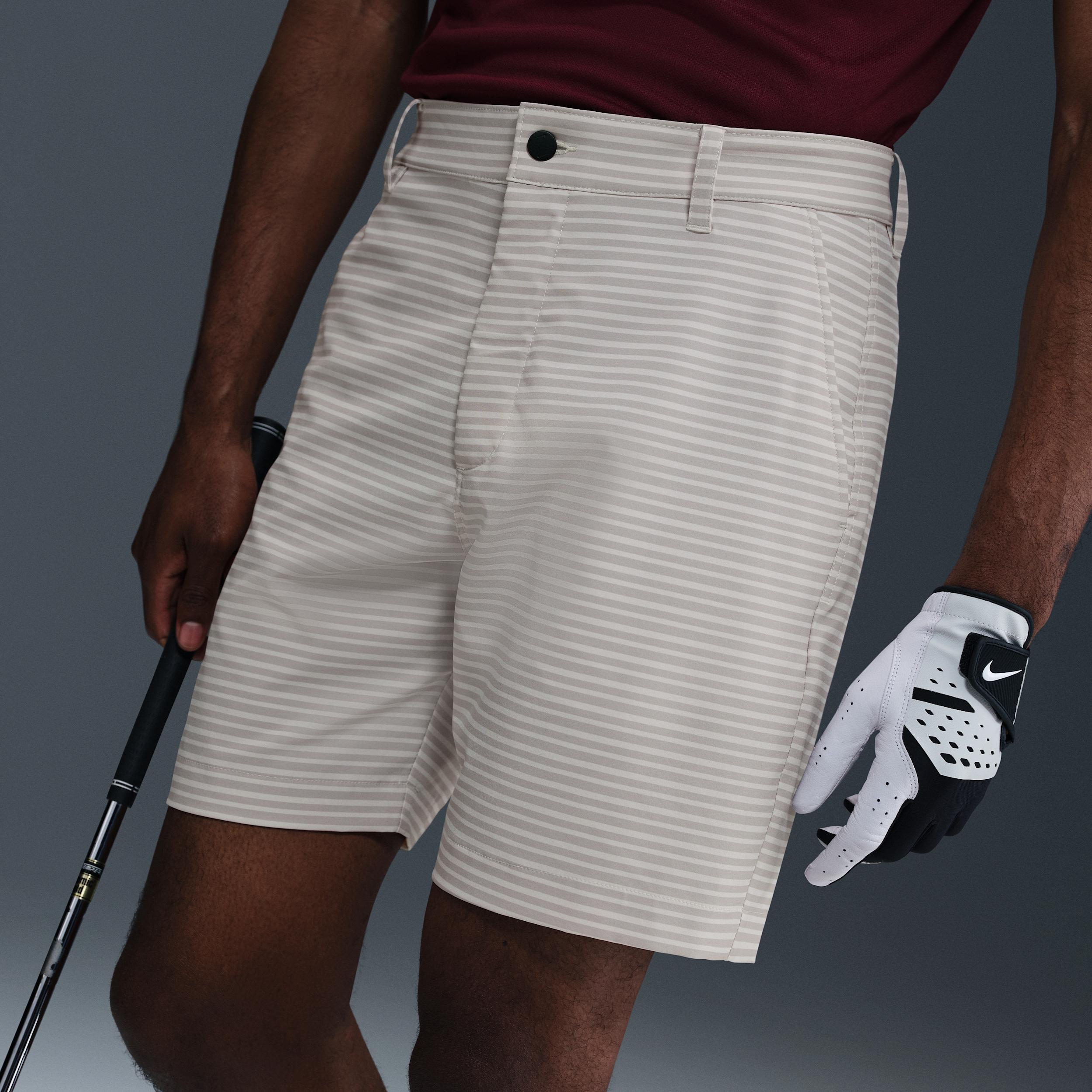 Nike Mens Victory+ Dri-FIT Striped Golf Shorts | FZ7464-104 Product Image