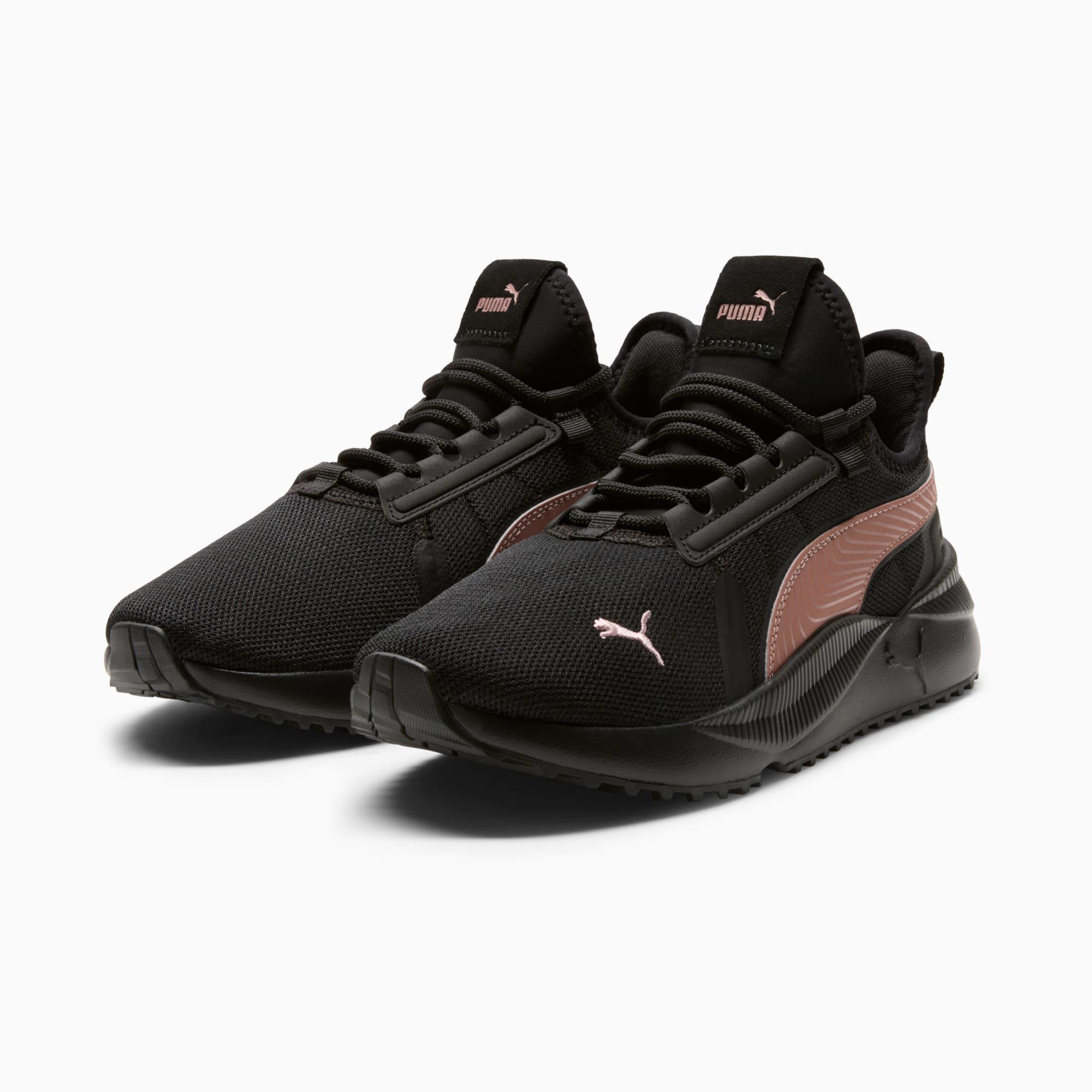 PUMA Pace Future Street Wide Women's Sneakers in Black/Rose Gold Product Image