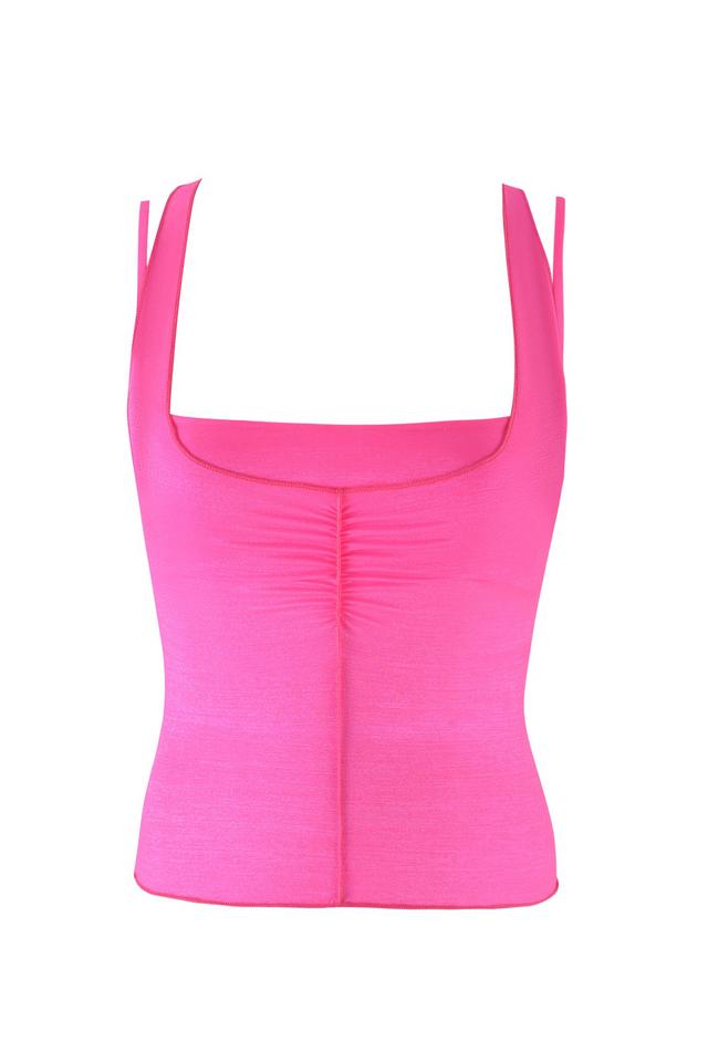 NERINA TOP - NEON PINK Product Image