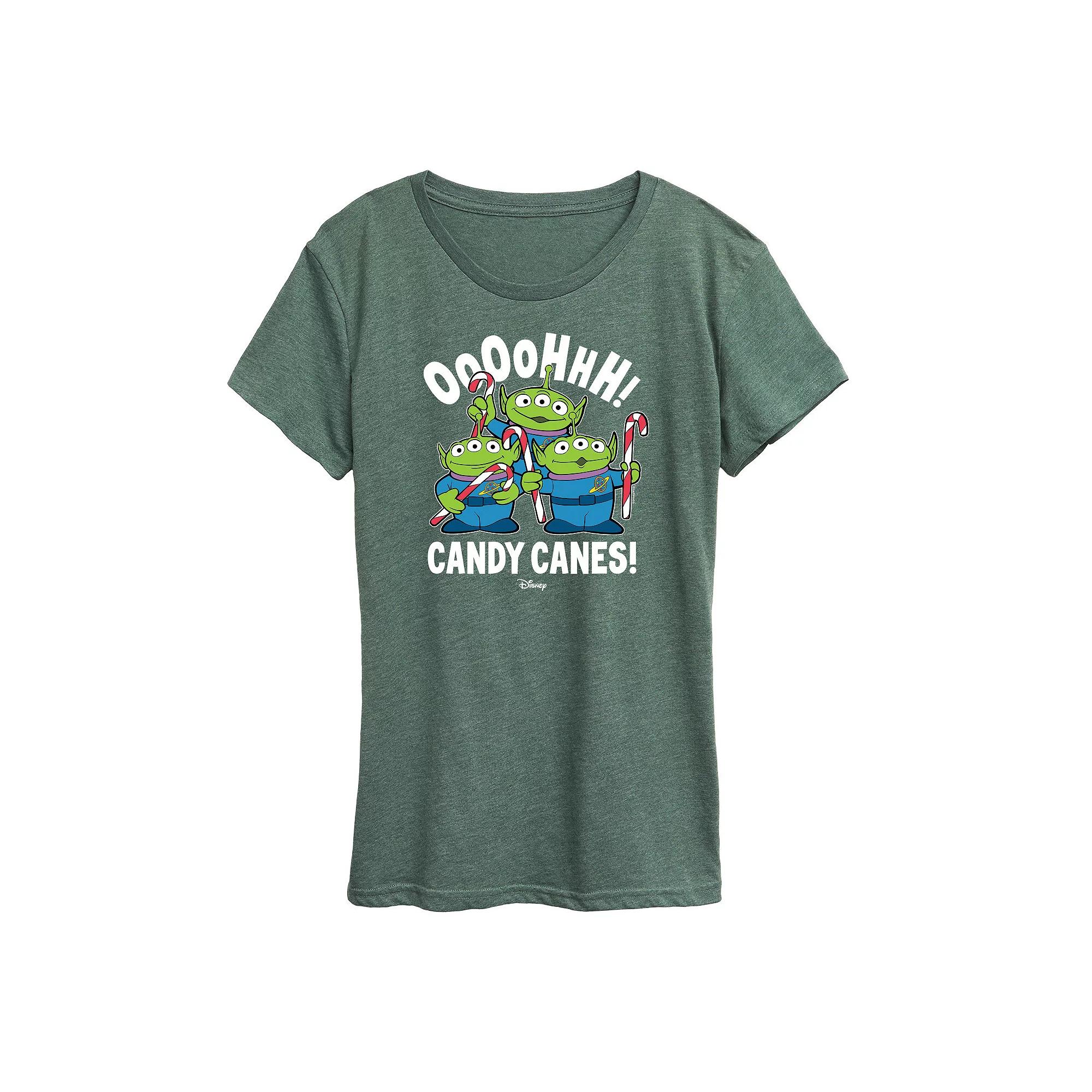 Disney / Pixar's Toy Story Women's Oooohhh Candy Canes Graphic Tee, Girl's,  Product Image