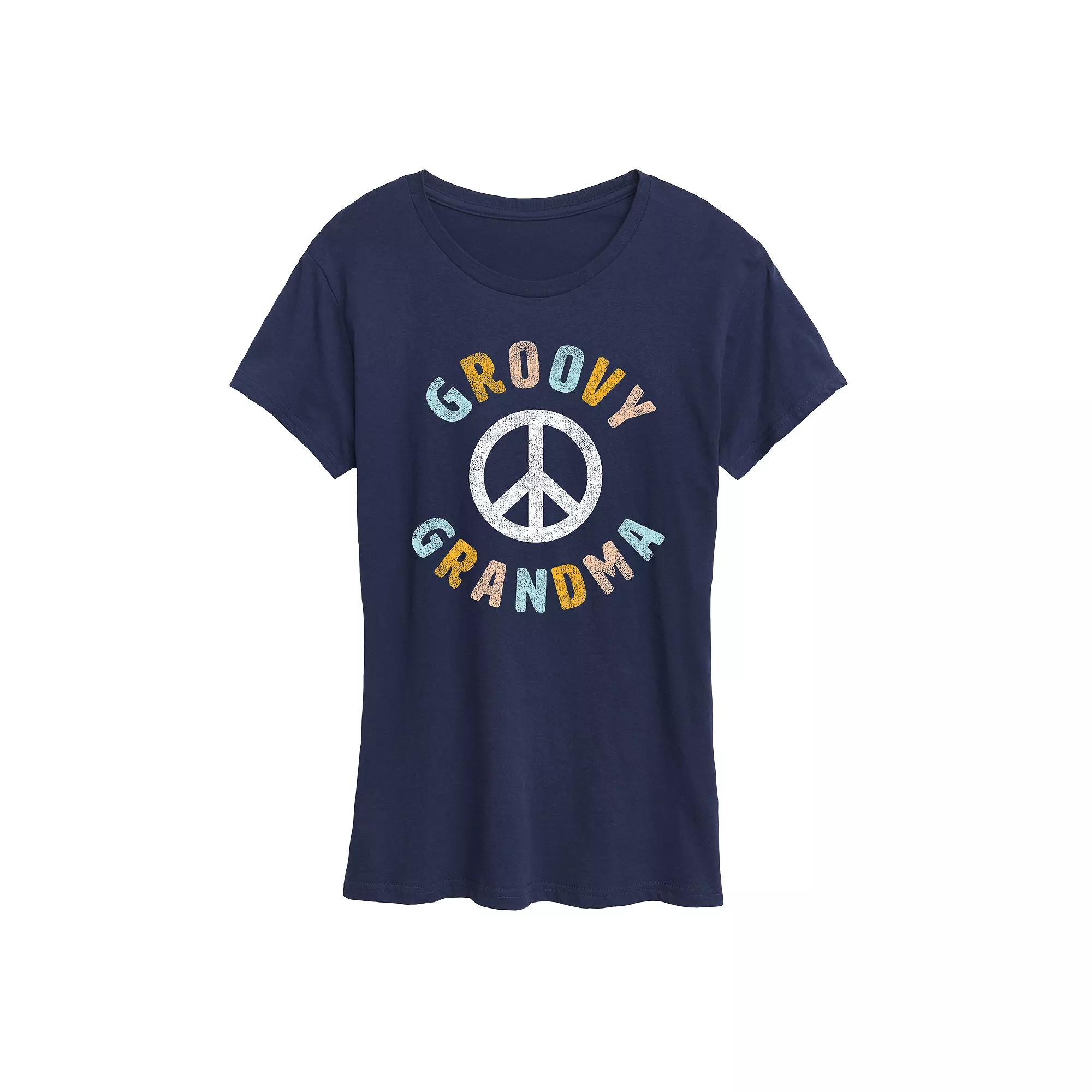 Women's Groovy Grandma Graphic Tee, Girl's,  Product Image