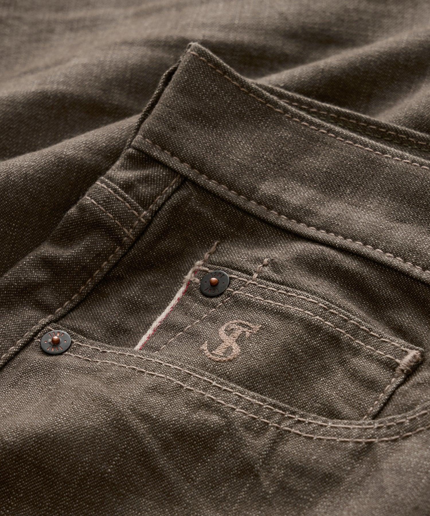 Slim Lightweight Japanese Selvedge Jean in Whiskey Product Image